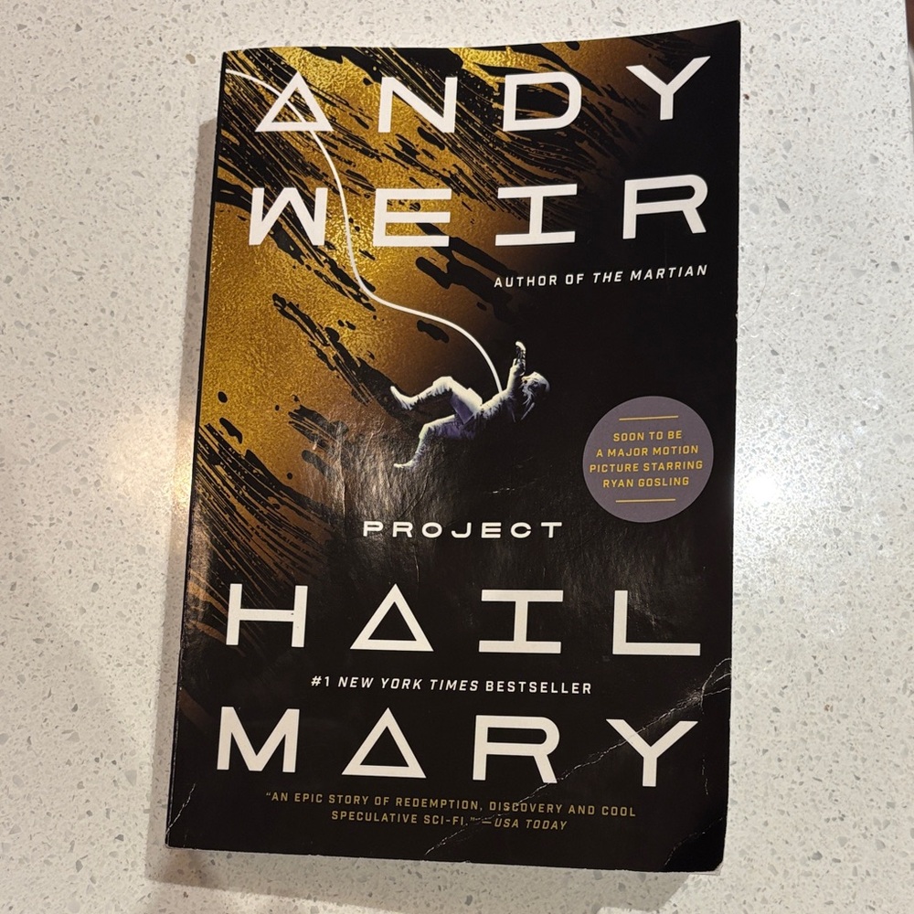 Project Hail Mary Book by Andy Weir